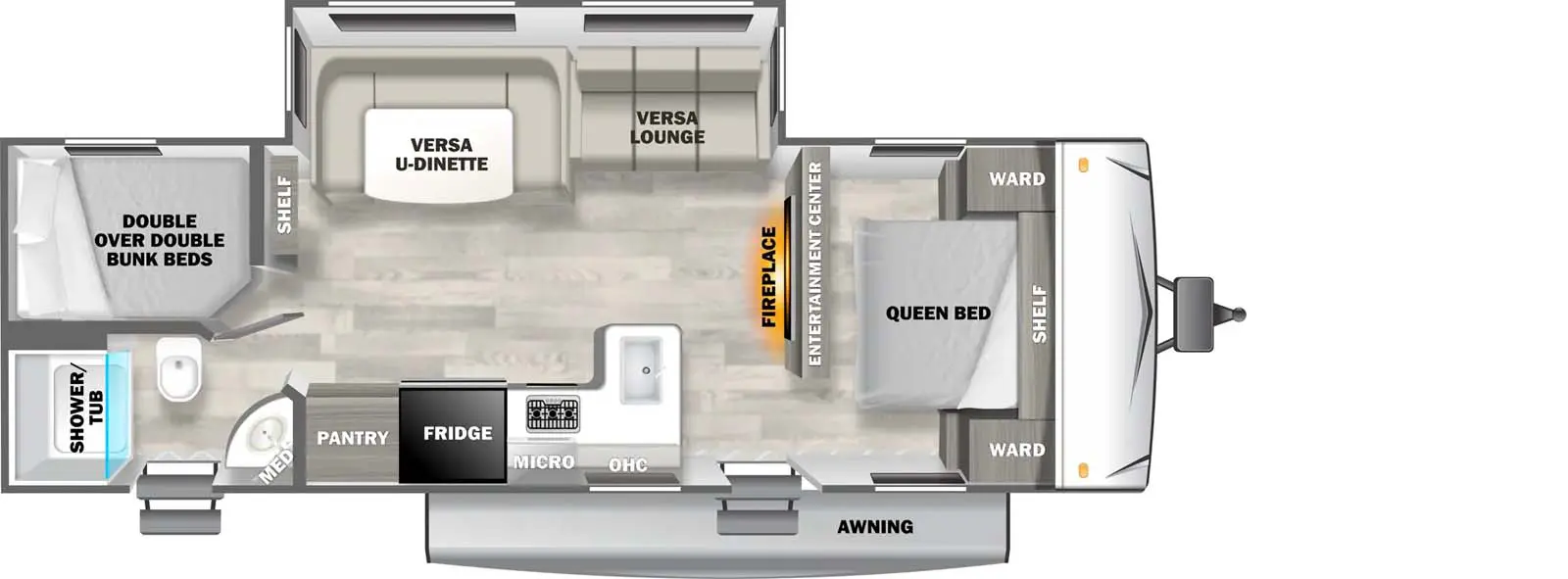 2700BHX Floorplan Image